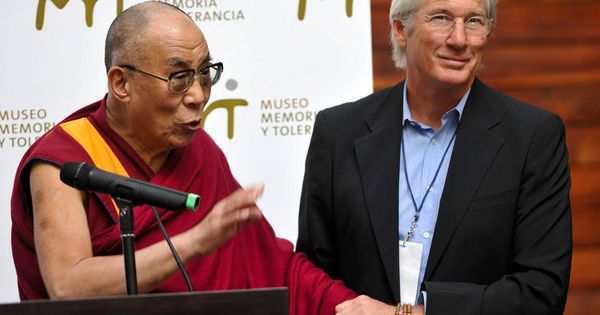Foto:  El dalái lama, líder espiritual de los tibetanos, y el actor estadounidense Richard Gere. (EFE)