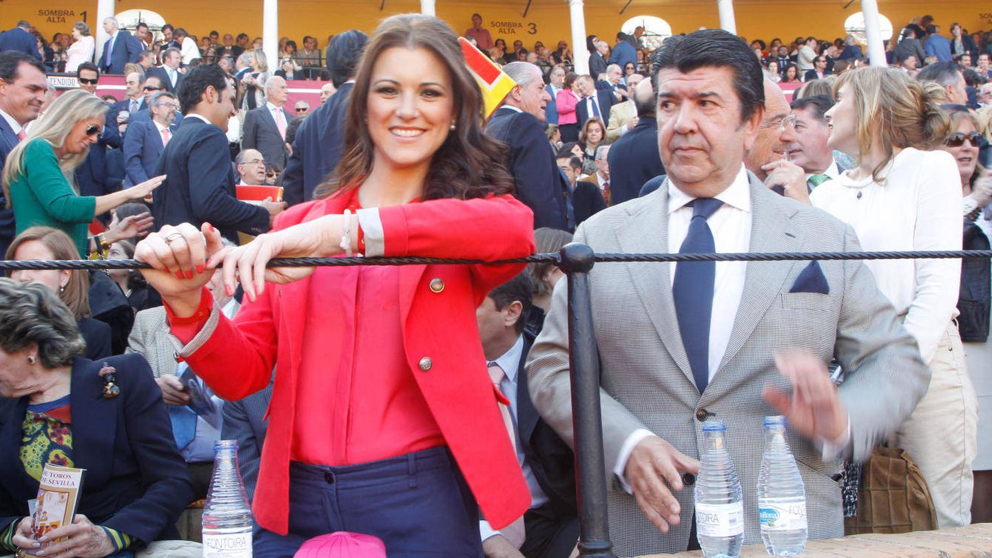 La ex Miss España María Jesús Ruiz y José María Gil Silgado, en una imagen de archivo. (Gtres)