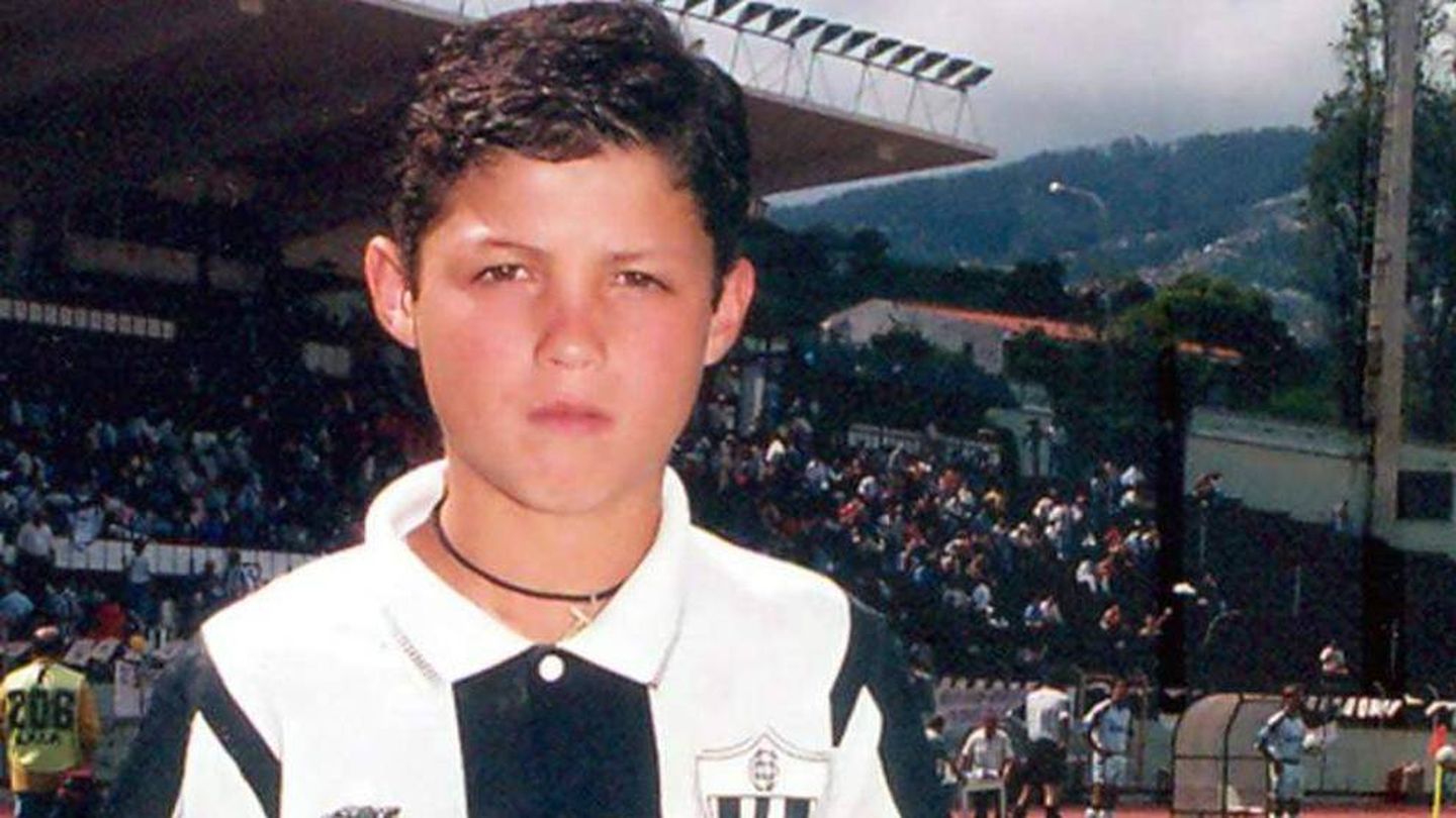 Cristiano Ronaldo cuando era pequeño en una imagen de archivo. 