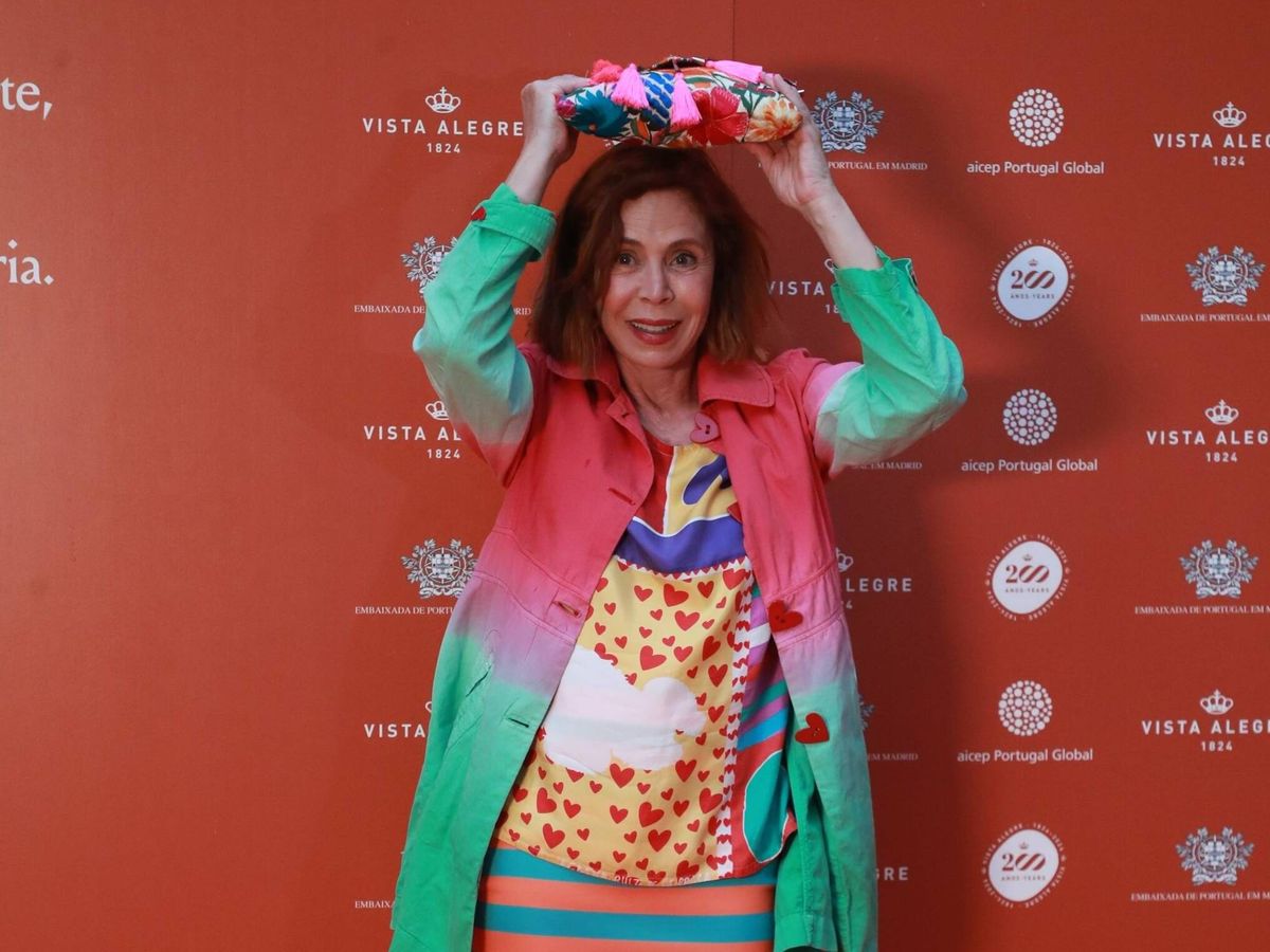 Foto: Ágatha Ruiz de la Prada con uno de sus coloridos looks (Gtres)