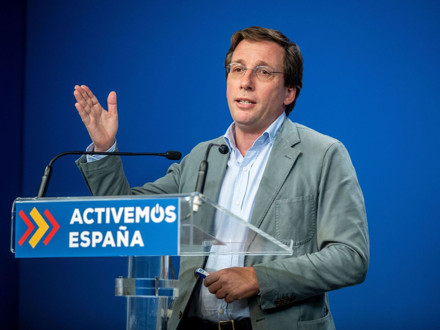 El portavoz nacional del PP, José Luis Martínez-Almeida. (EFE)