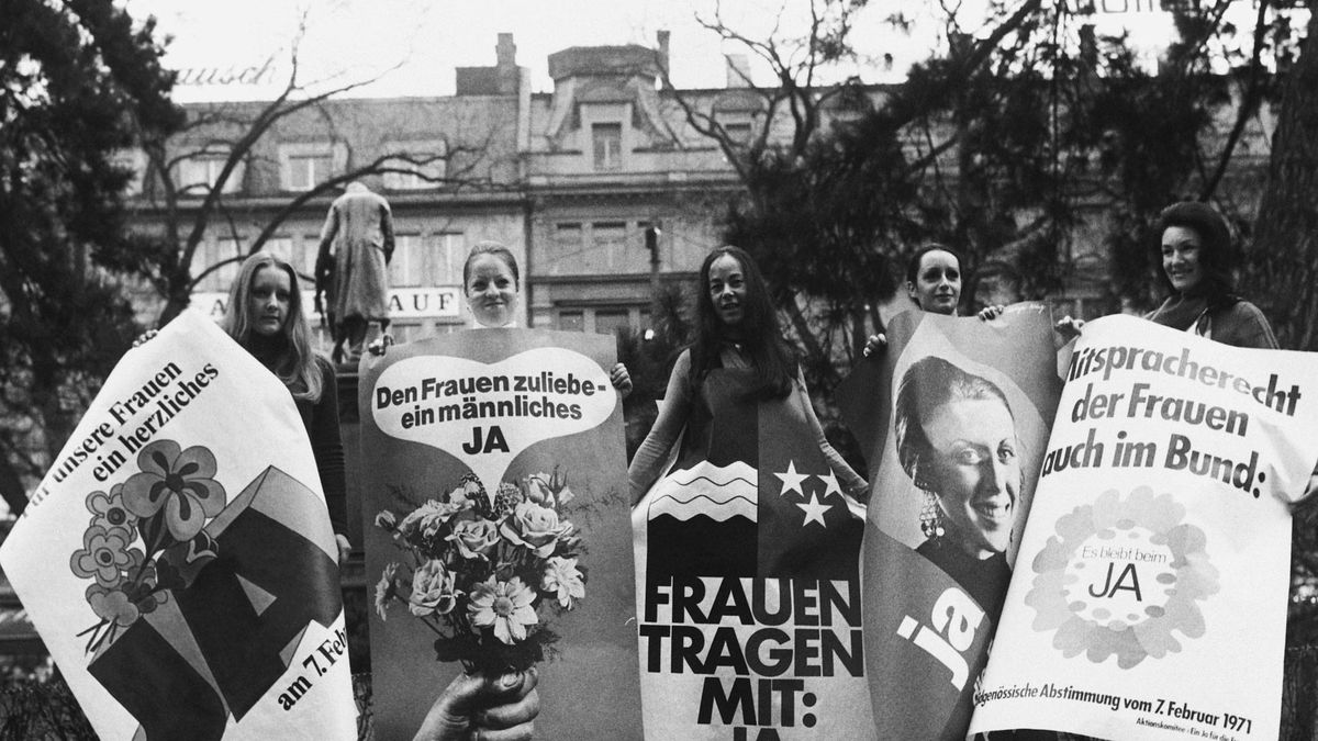 El enigma de Suiza: ¿por qué las mujeres no votaron hasta 1971 en un país tan próspero?
