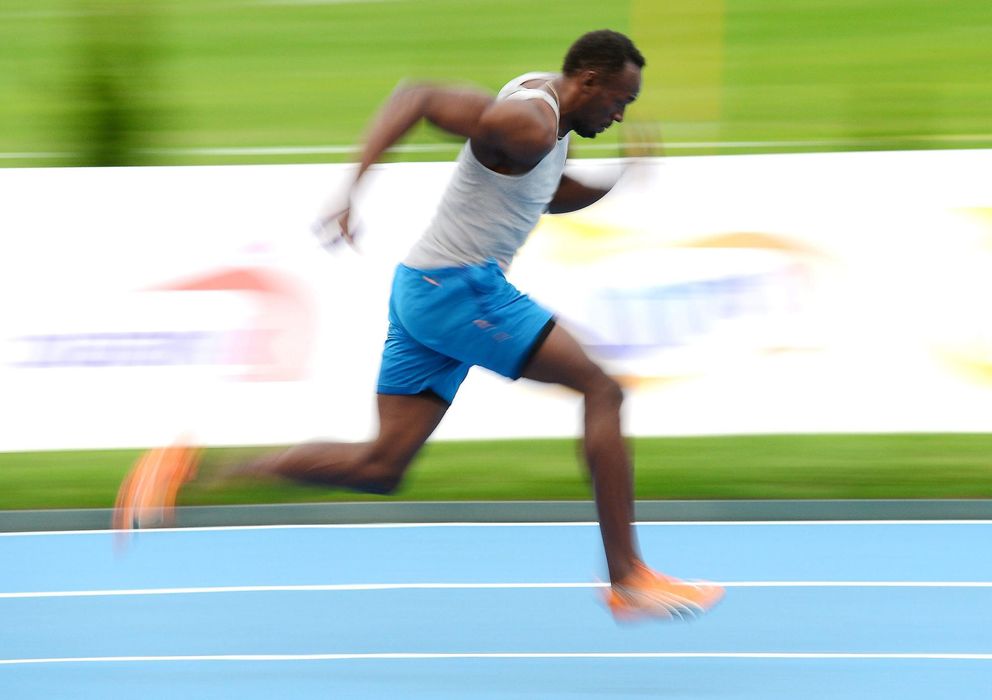 Foto: Usain Bolt durante una carrera (EFE)