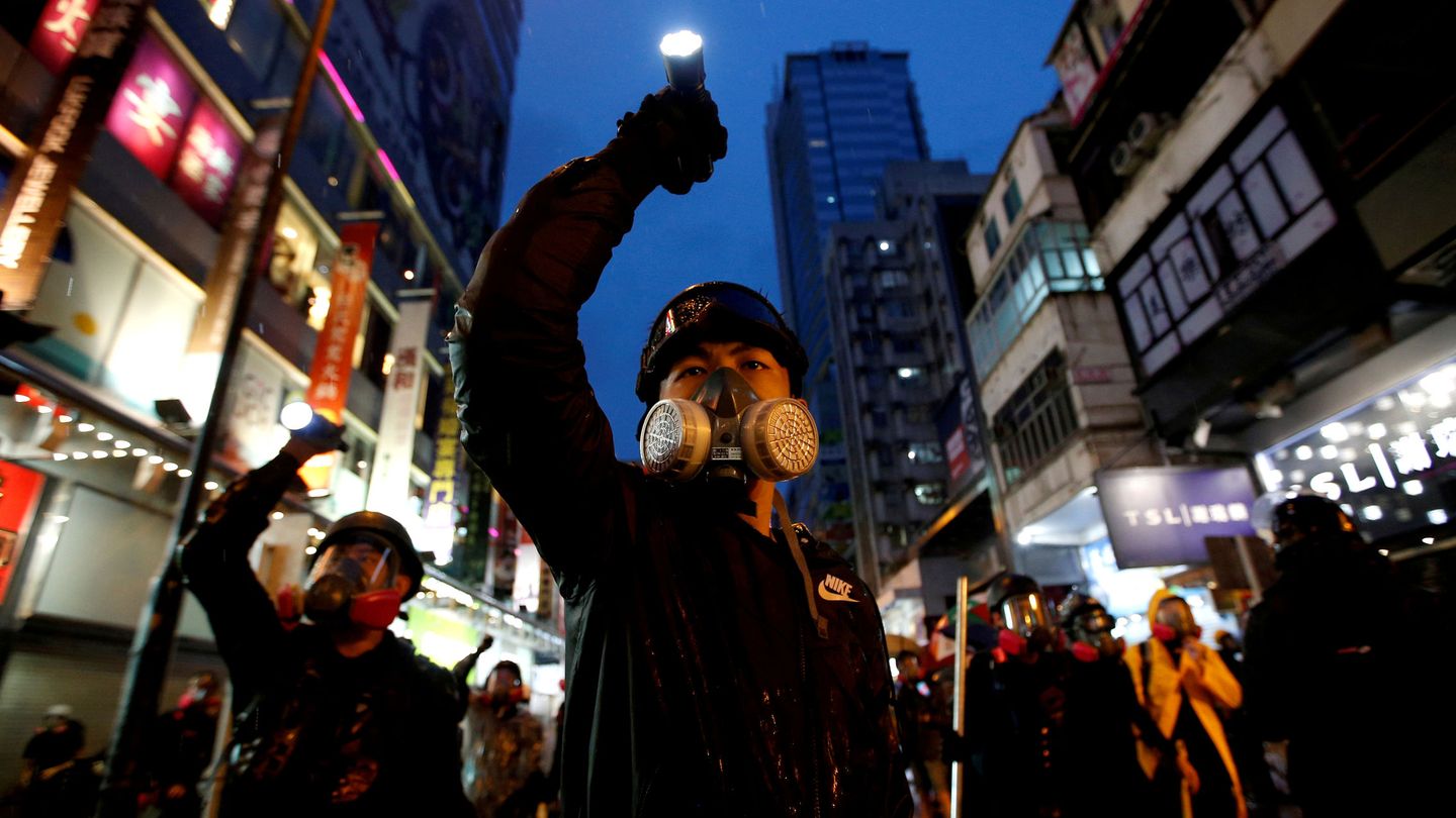 Foto de archivo de las protestas en Hong Kong, en agosto de 2019. (Reuters)