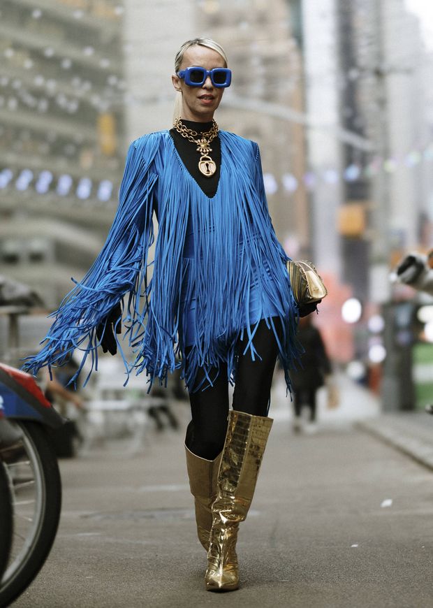 Estilismo visto en la New York Fashion Week. (Launchmetrics Spotlight)