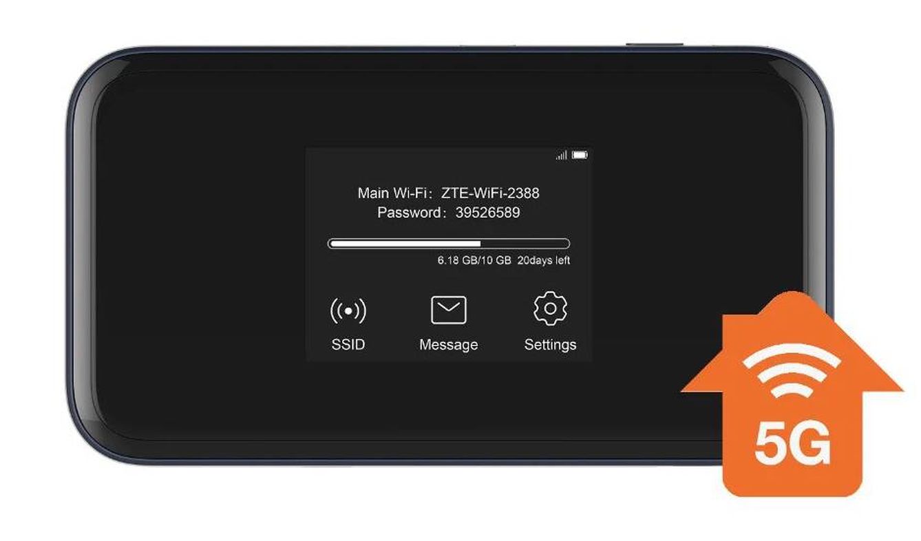 Uno de los routers ZTE que Orange vende directamente.