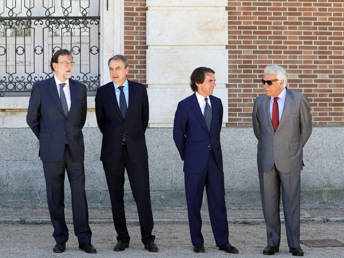 Foto: Los cuatro expresidentes, en una imagen de archivo. (EFE)