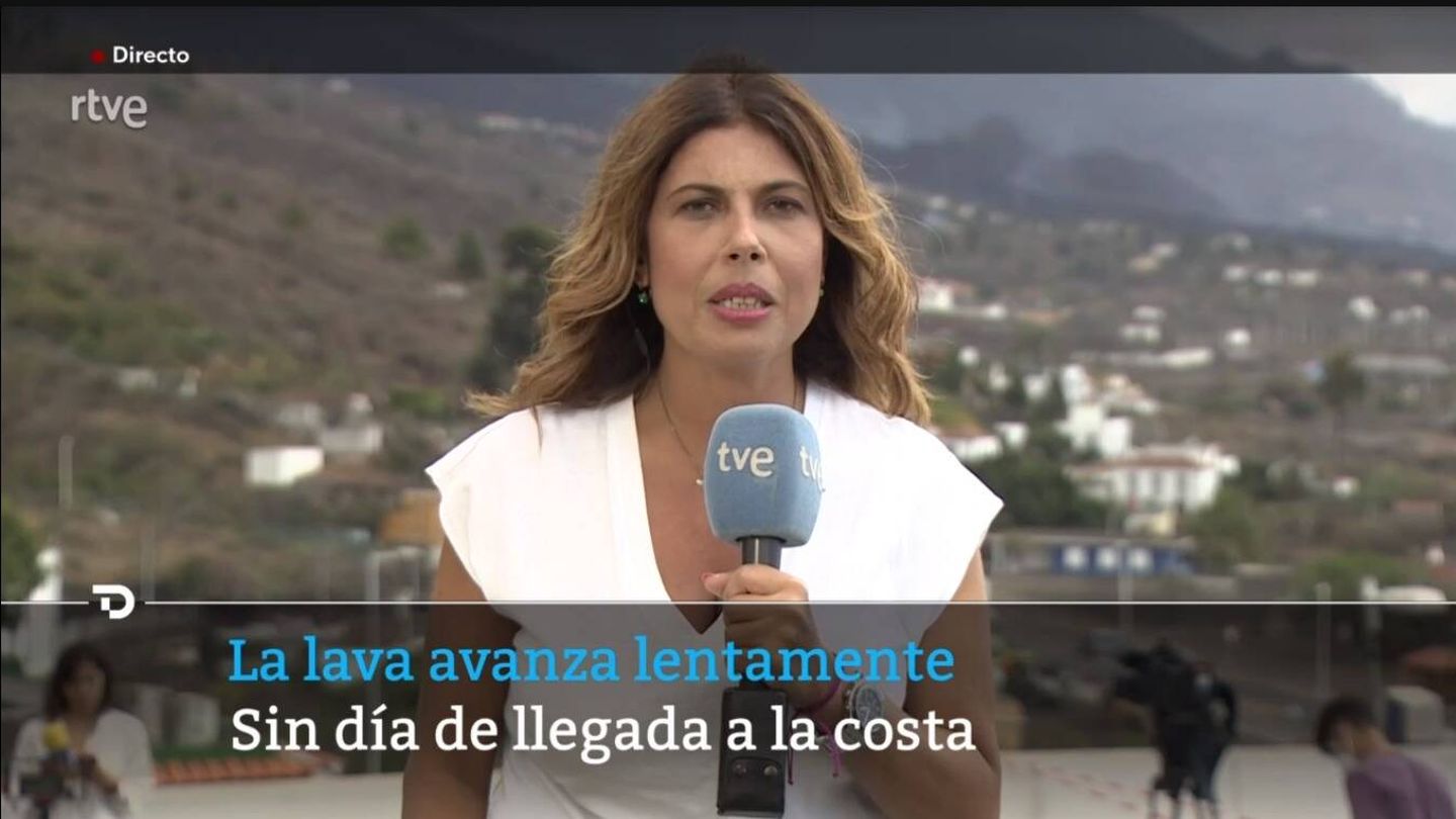 La reportera Francisca González. (RTVE)