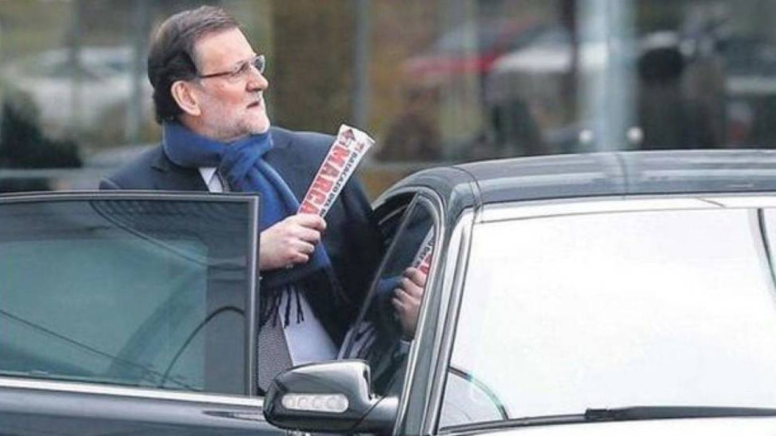 Foto: Mariano Rajoy, presidente del Gobierno y lector fiel del 'Marca'.