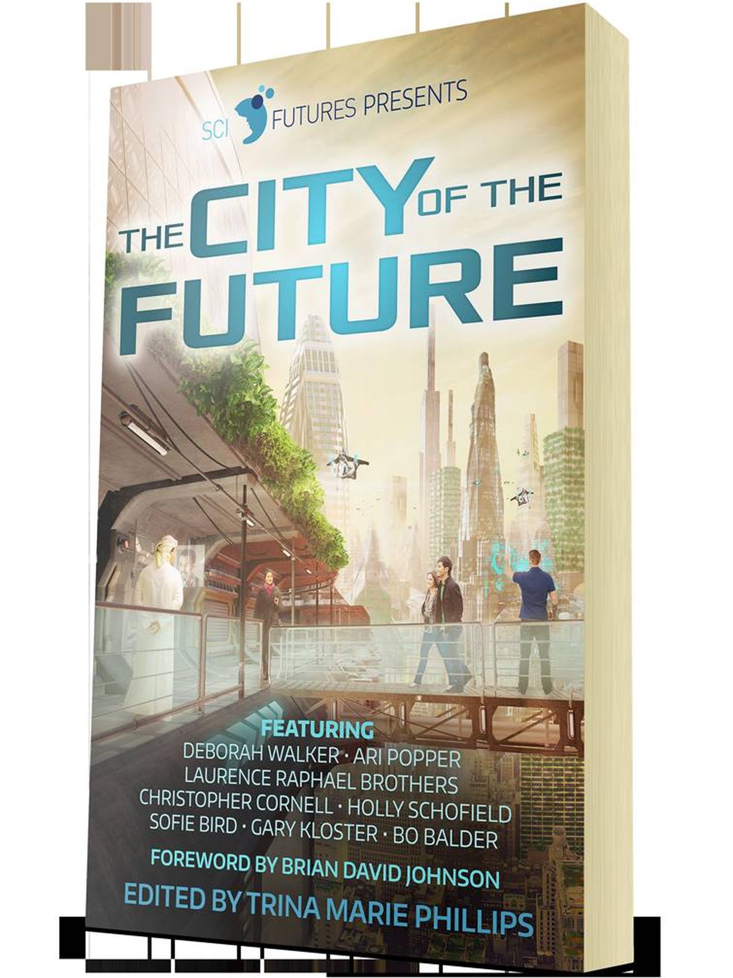 Portada de 'La ciudad del futuro', uno de los trabajos de SciFutures (Ari Popper)