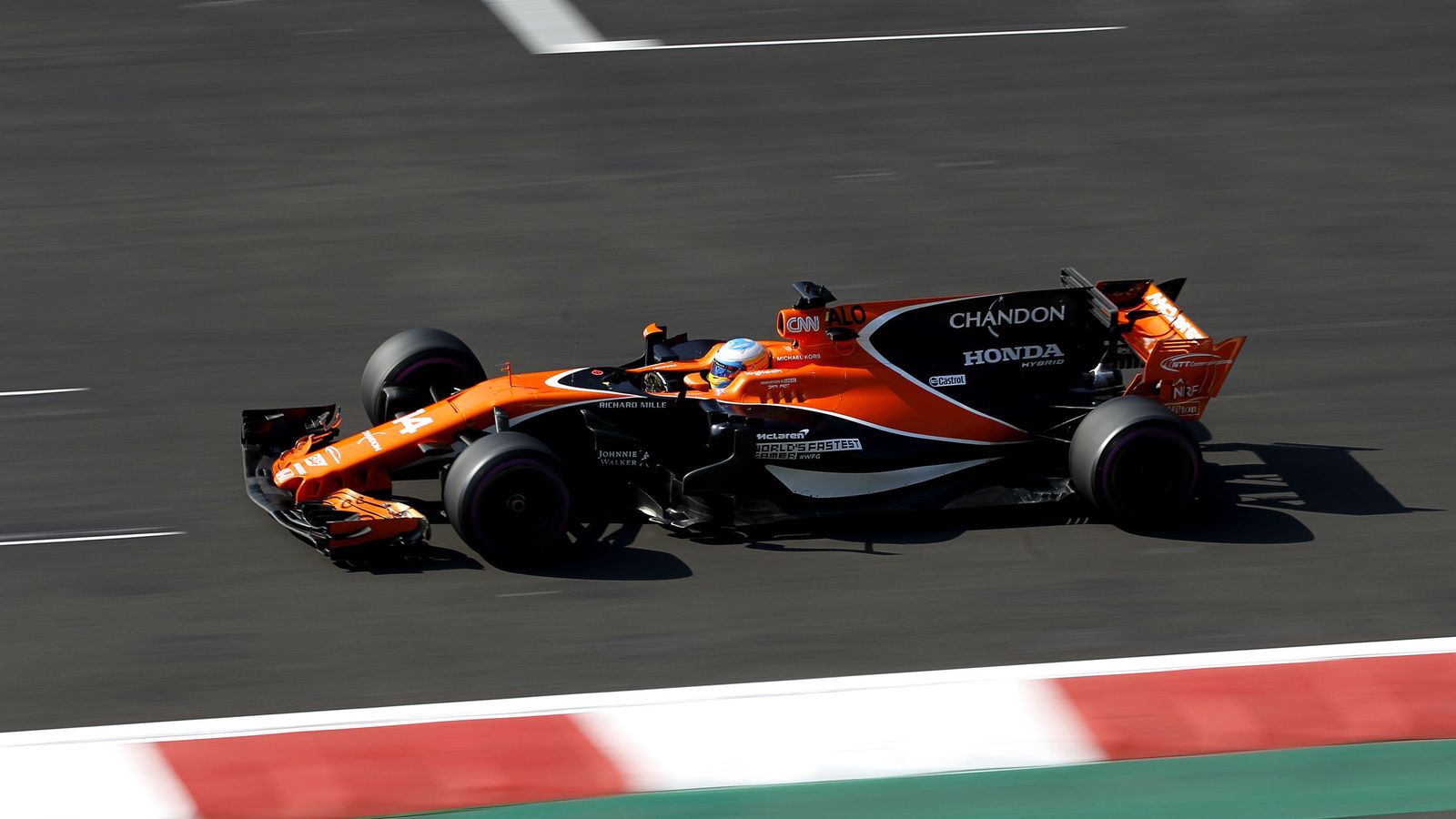 Foto: Fernando Alonso fue quinto en la Q1 de este sábado en Ciudad de México. (EFE)