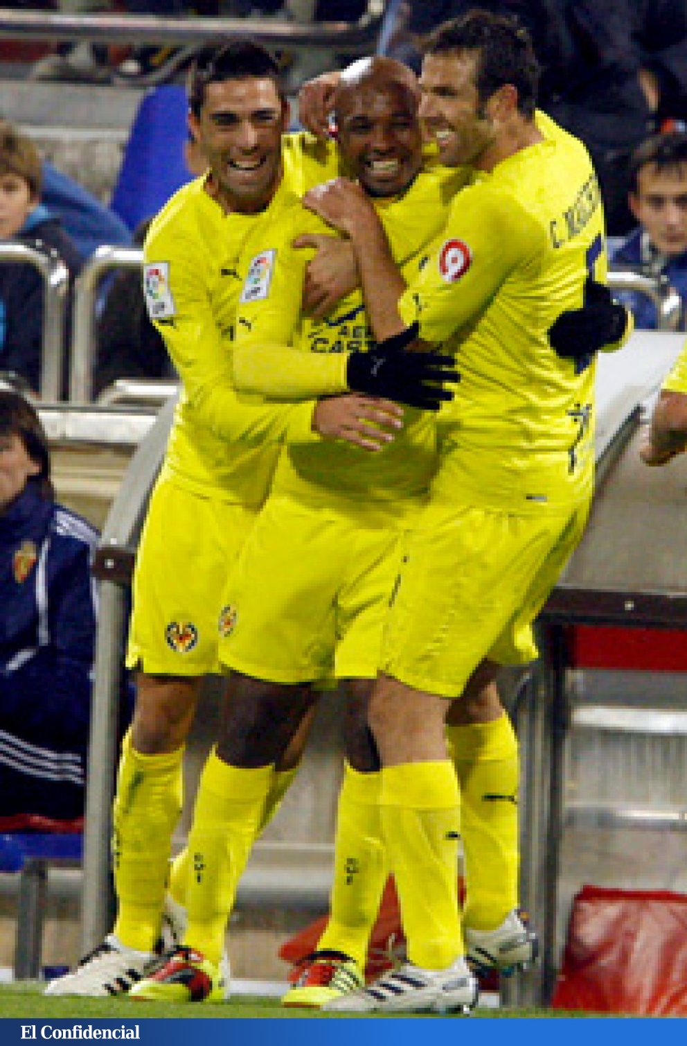 El Villarreal continúa a la estela de Madrid y Barça con un fácil triunfo