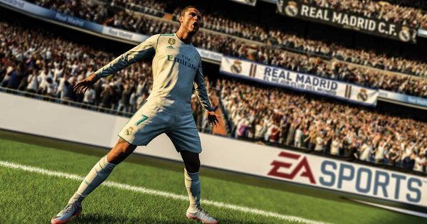 Foto: Ronaldo en plena acción en el FIFA 18.