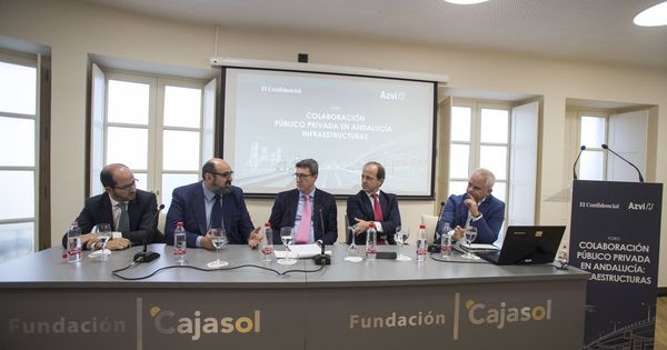 Foto: Alfonso Budiño, Juan Miguel Custodio, Manuel Beldarrain, Fernando Bernad, José Antonio Castillejo Gómez y Alberto Altero. (Fernando Ruso)
