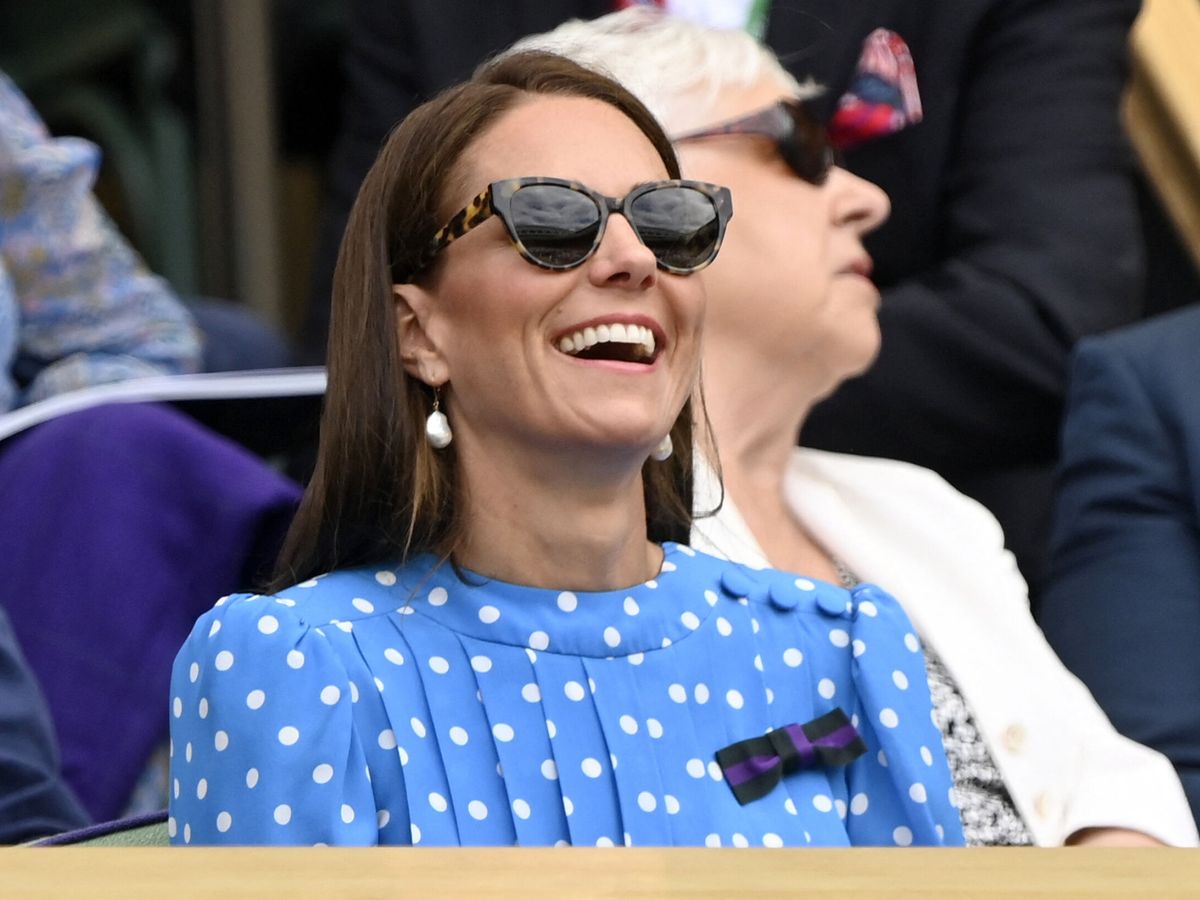 Foto: Kate, fascinante en Wimbledon. (Reuters/Toby Melville)