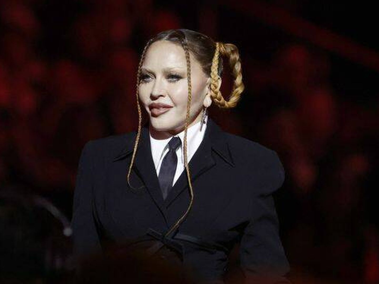 Madonna, en los Grammy 2023. (Getty)