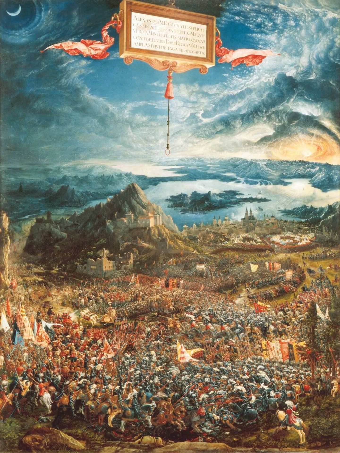 'La batalla de Alejandro en Issos', de Albrecht Altdorfer