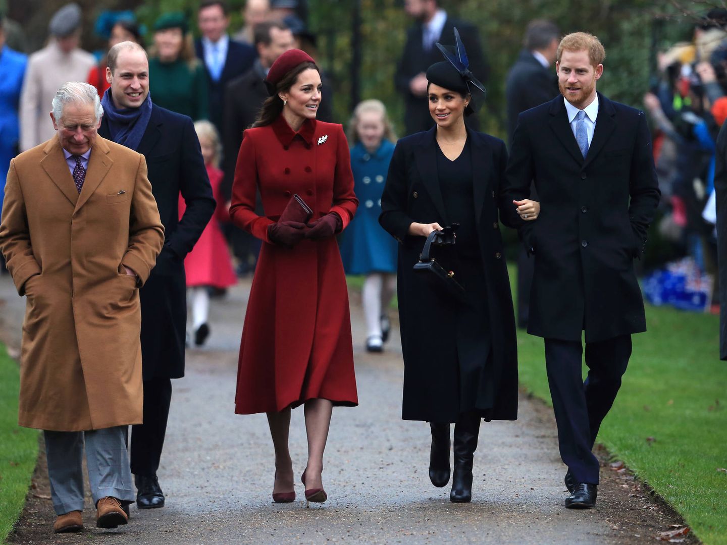 Kate Middleton y Meghan Markle. (Reuters)