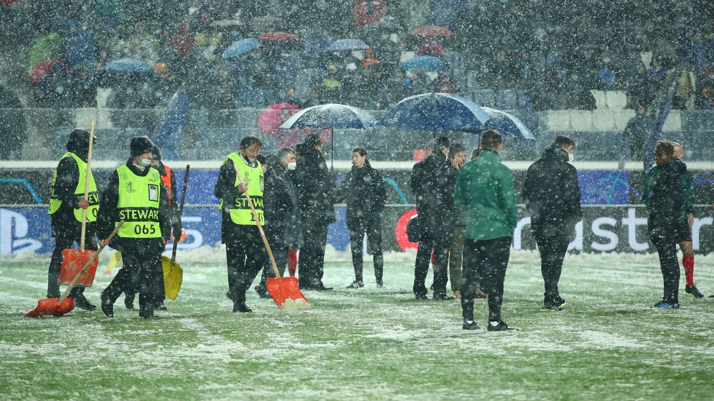 La UEFA decidió que no se jugaría el partido. (EFE/EPA/Paolo Pagni). 