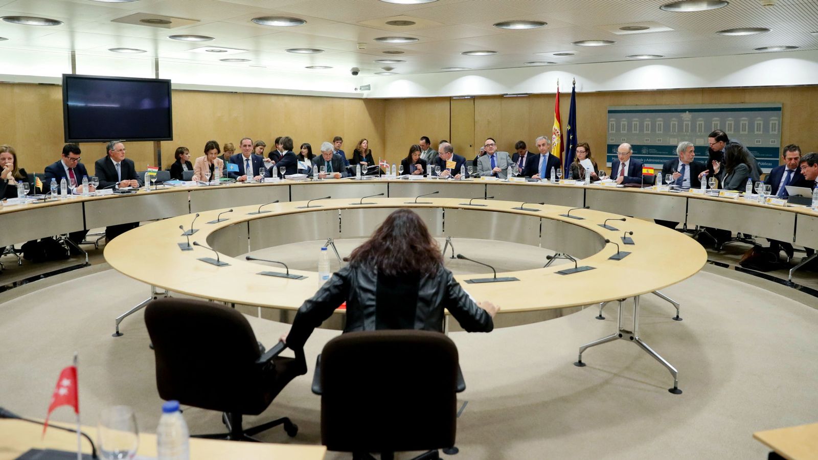 Foto: Reunión del Consejo de Política Fiscal y Financiera. (EFE)
