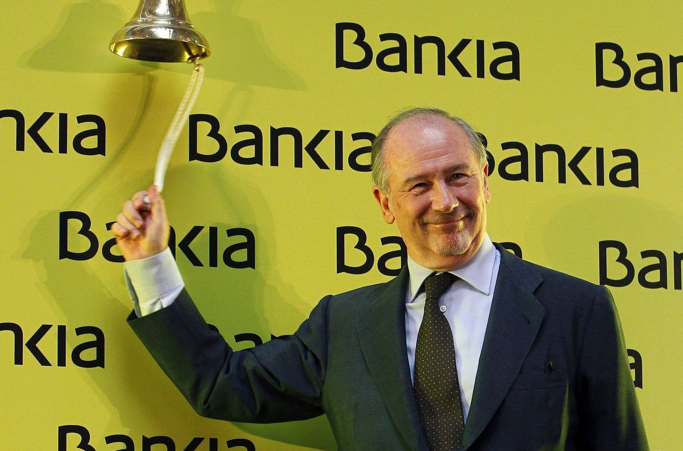 Fotografía de Rodrigo Rato el día de la salida a bolsa de Bankia. (EFE)