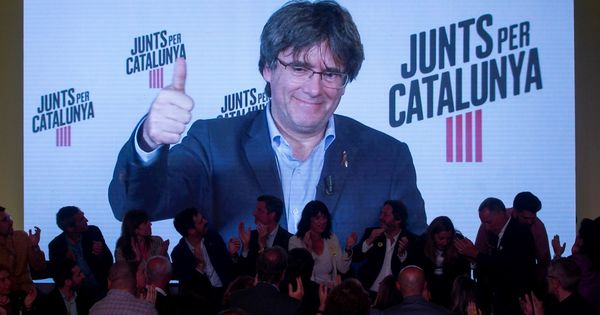 Foto: El expresidente de la Generalitat y cabeza de lista a las elecciones europeas por JxCAT Carles Puigdemont. (EFE) 