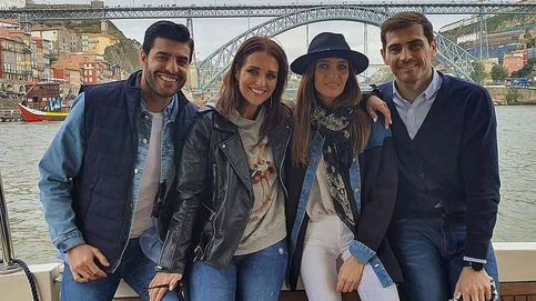 Sara, Iker, Paula y Miguel, inseparables en Oporto: reunión casera y turisteo