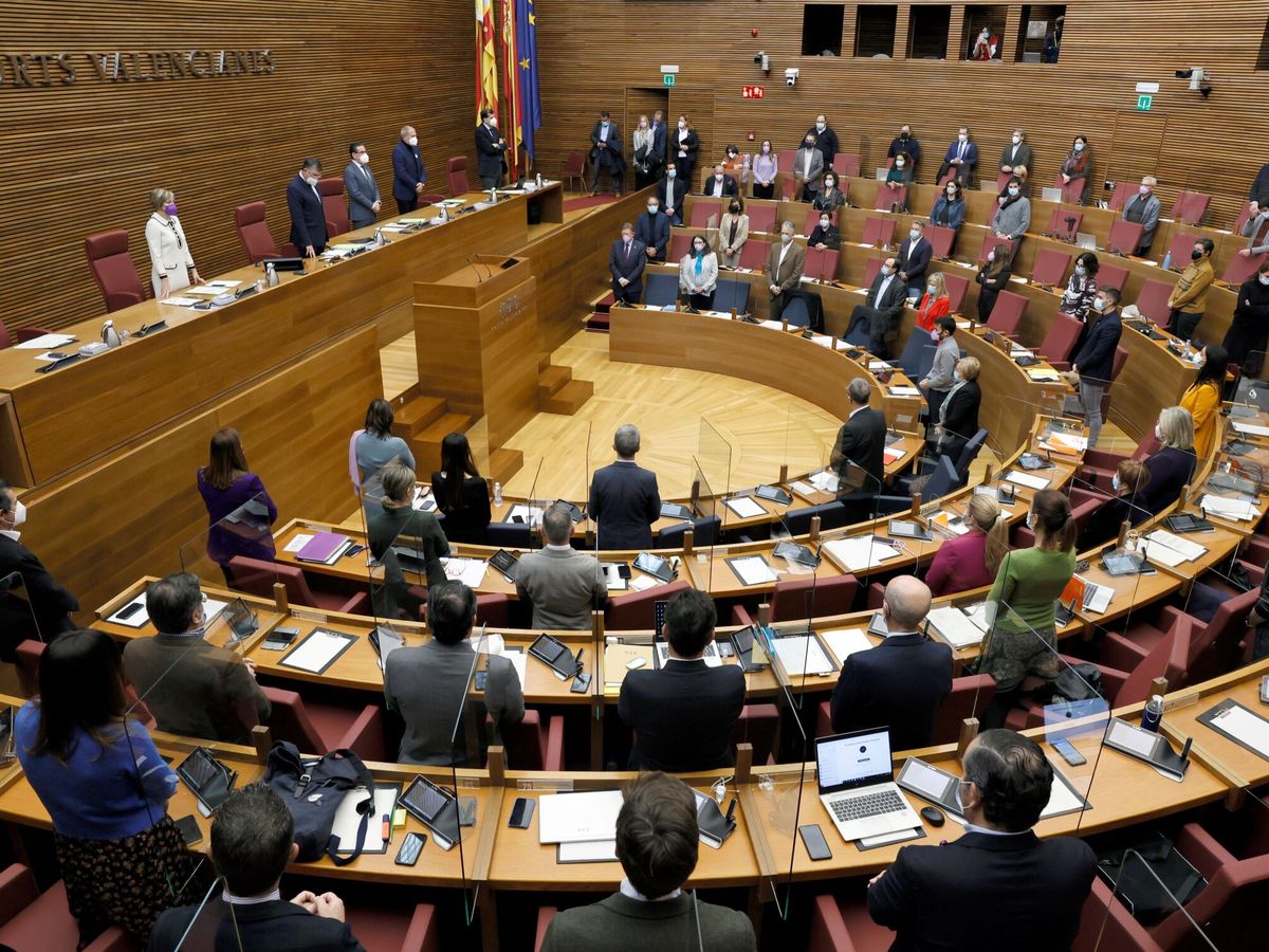 Foto: Pleno de las Cortes Valencianas. (EFE/Biel Aliño)