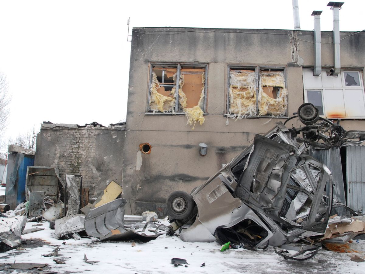 Foto: Daños causados por bombardeos en Jarkov, Ucrania. (Reuters/Oleksandr Lapshyn)