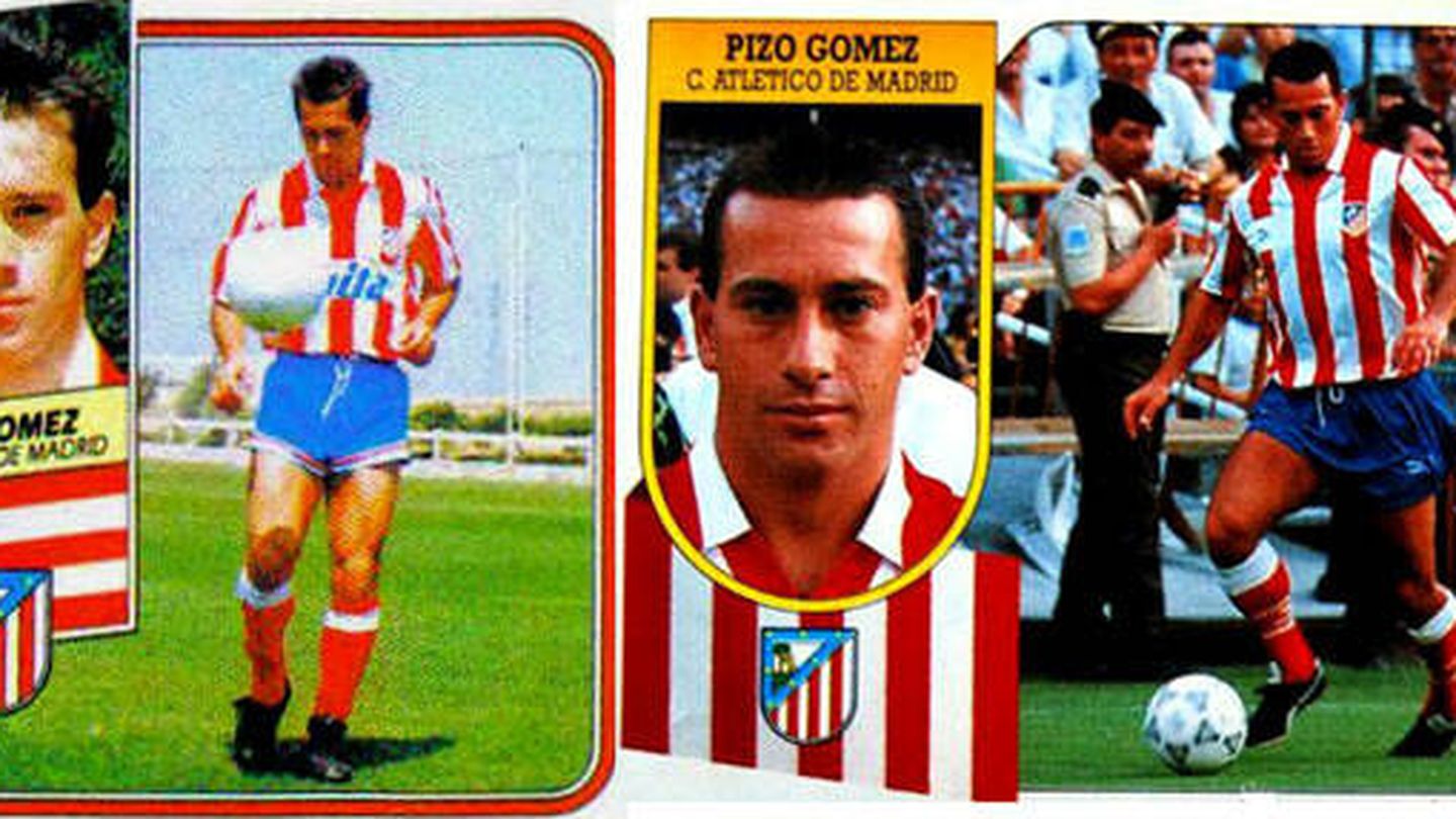 Pizo Gómez, durante su estancia en el Atlético de Madrid. 