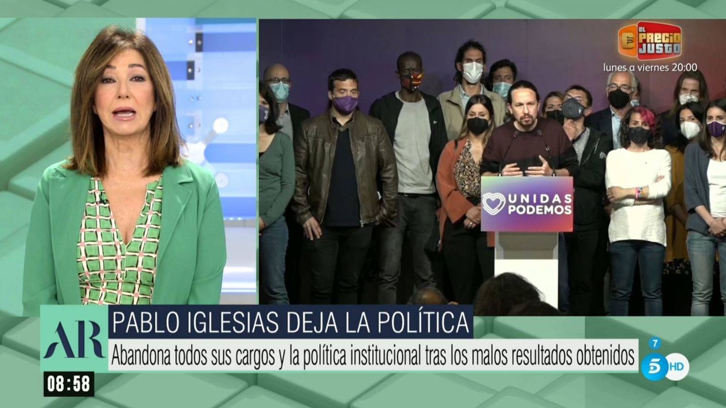 Ana Rosa Quintana en 'El programa de Ana Rosa'. (Mediaset España)
