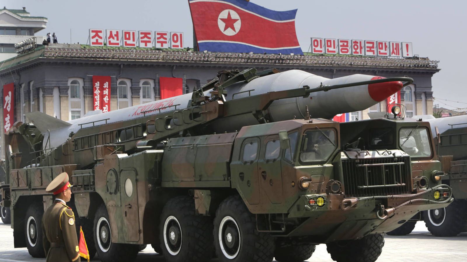 Foto: Detalle del misil Hwasong-5 de Corea del Norte. (Reuters)