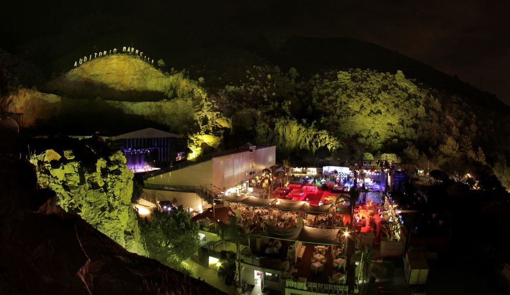 Cantera donde se desarrolla el Starlite Festival de Marbella