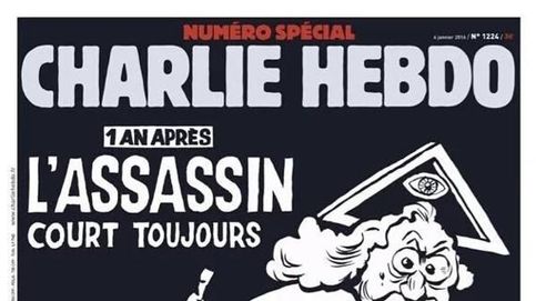 El asesino sigue suelto:  la portada de Charlie Hebdo en el aniversario de la matanza