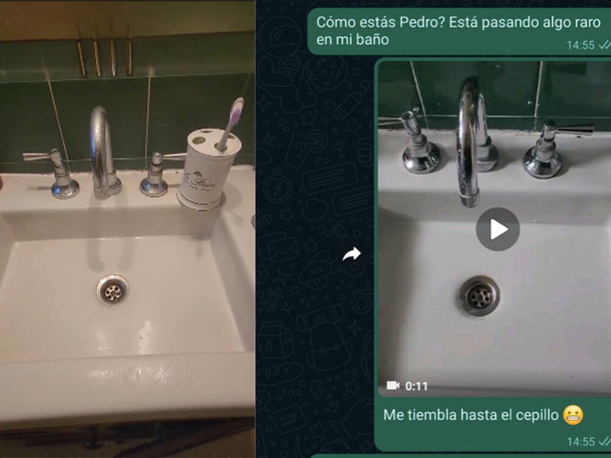 Foto: Un vecino escribe a su portero por una extraña vibración en su baño y el 'causante' del problema es él: "No tengo dignidad" (Twitter: @santikorovsky)