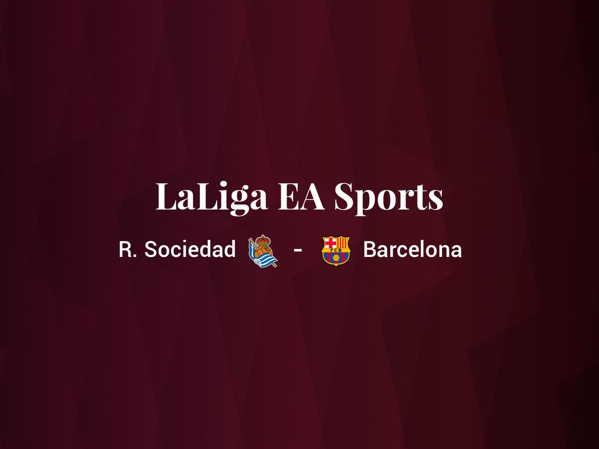 Foto: Resultados Real Sociedad - Barcelona de LaLiga EA Sports (C.C./Diseño EC)
