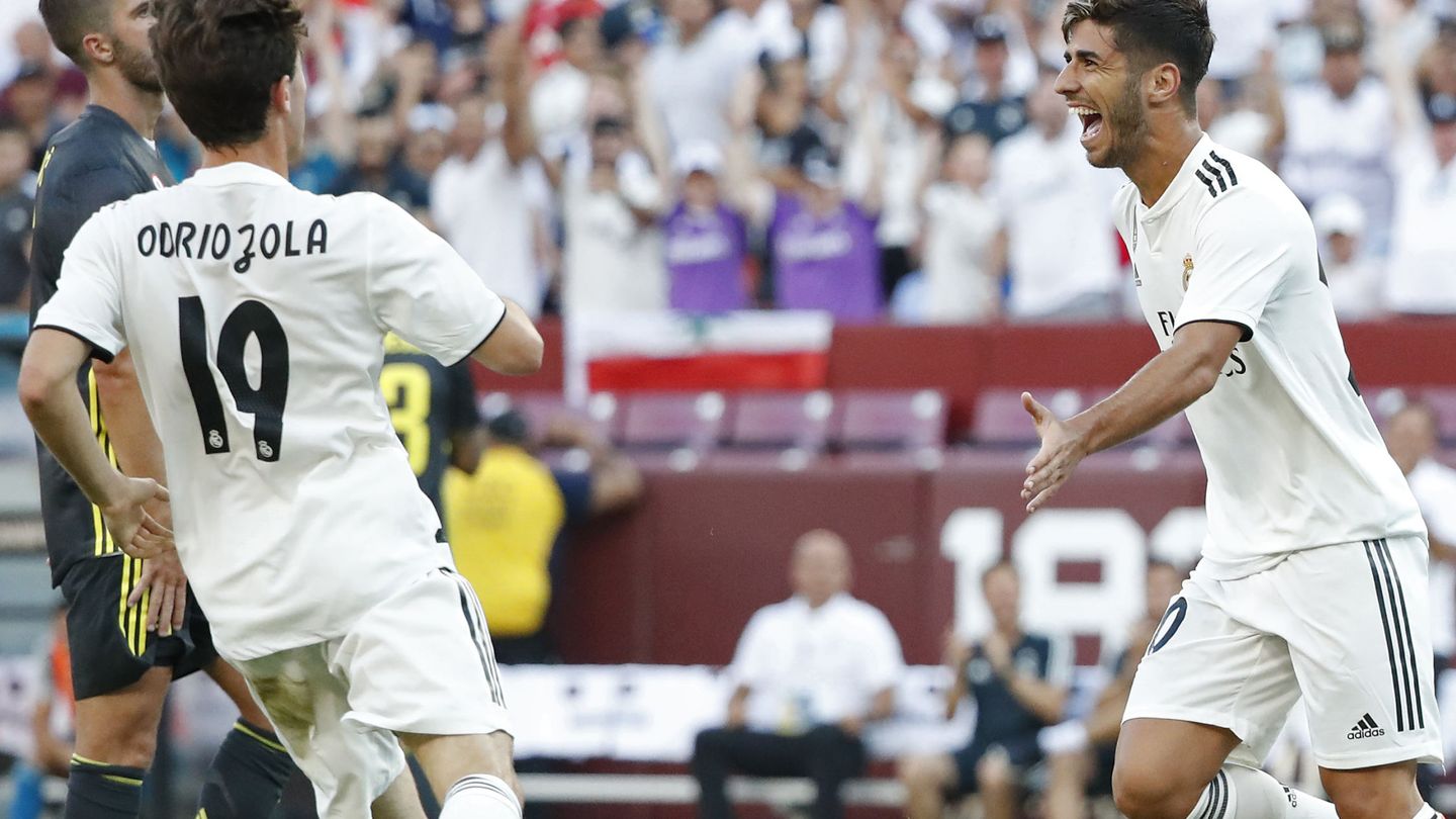 Asensio marcó los dos últimos goles del Real Madrid. (USA TODAY Sports)