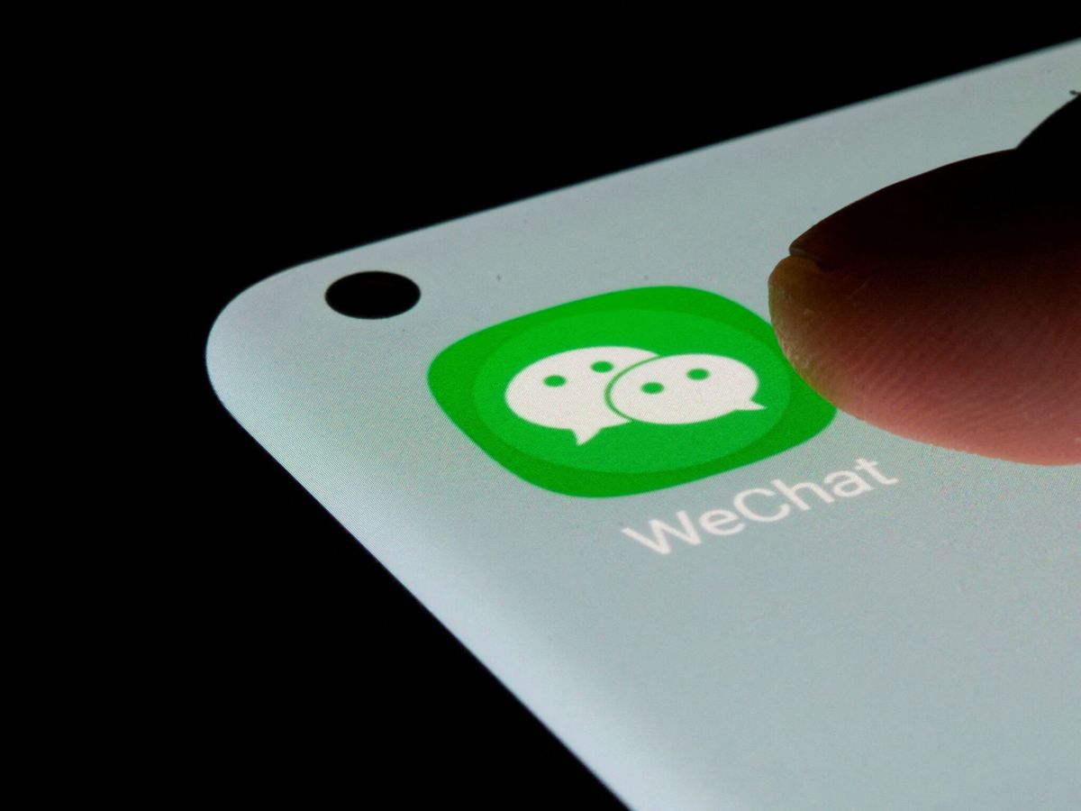 Foto: Ilustración que muestra el logo de WeChat. (Reuters/Dado Ruvic)