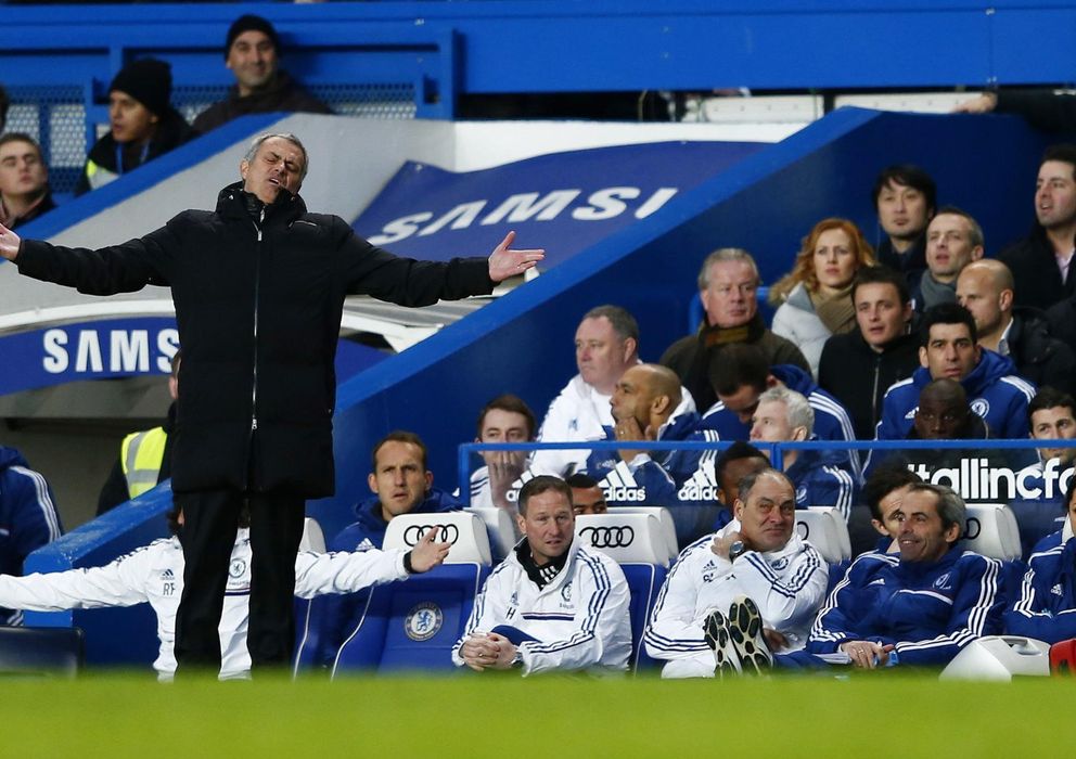 Foto: Mourinho se mostró enfadado con las argucias defensivas del West Ham en Stamford Bridge.