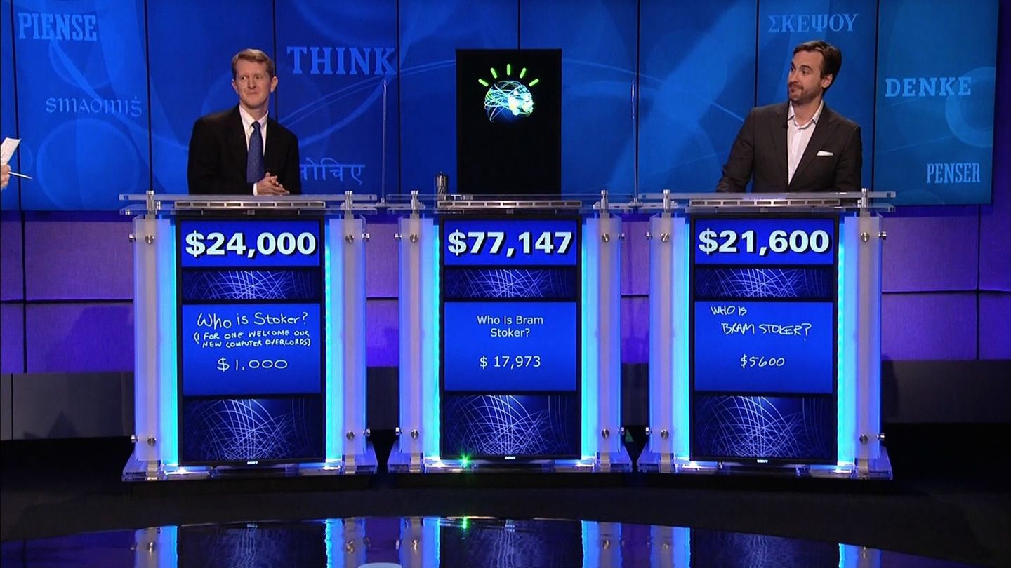 El robot Watson de IBM en un programa de televisión