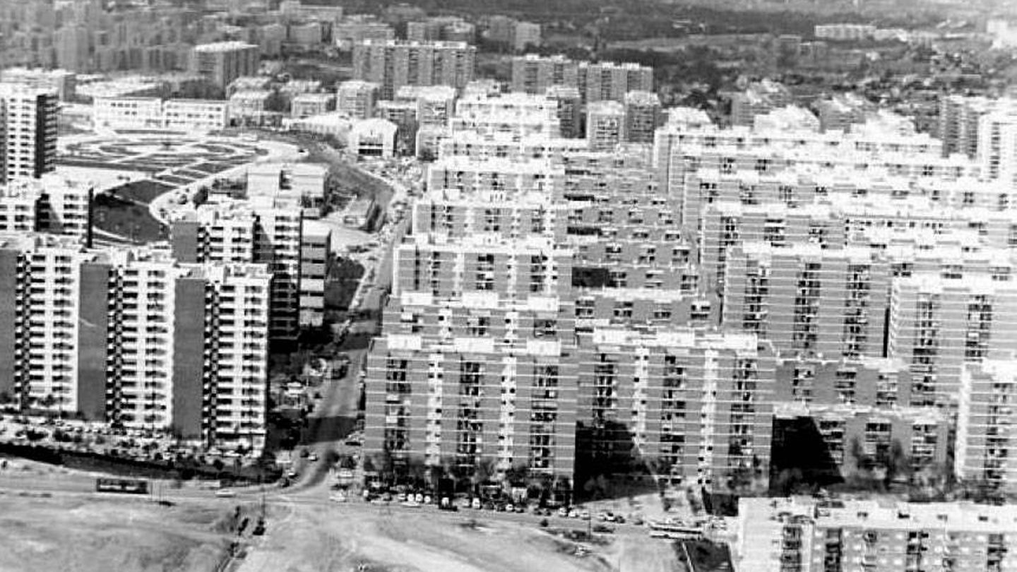 El barrio del Pilar a finales de los años 60. (José Banús)