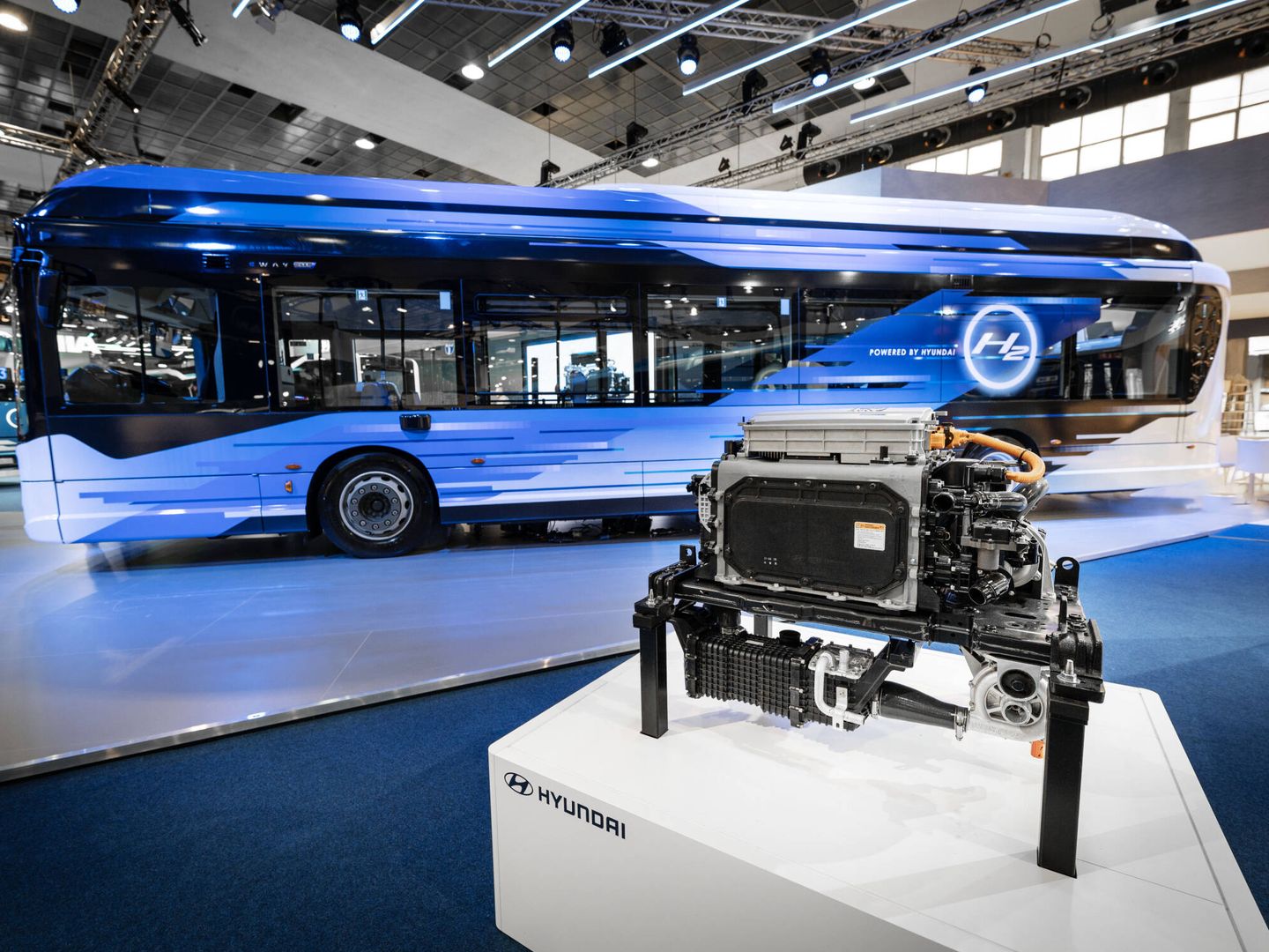 El pasado mes de octubre, Hyundai e Iveco presentaron el autobús E-Way de pila de hidrógeno.