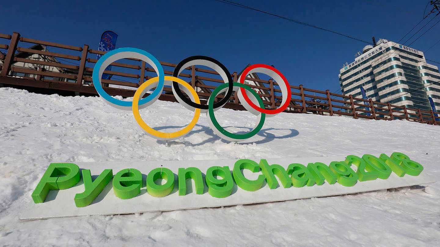 Los aros olímpicos ya decoran la ciudad de PyeongChang (Foto: olympic.org)