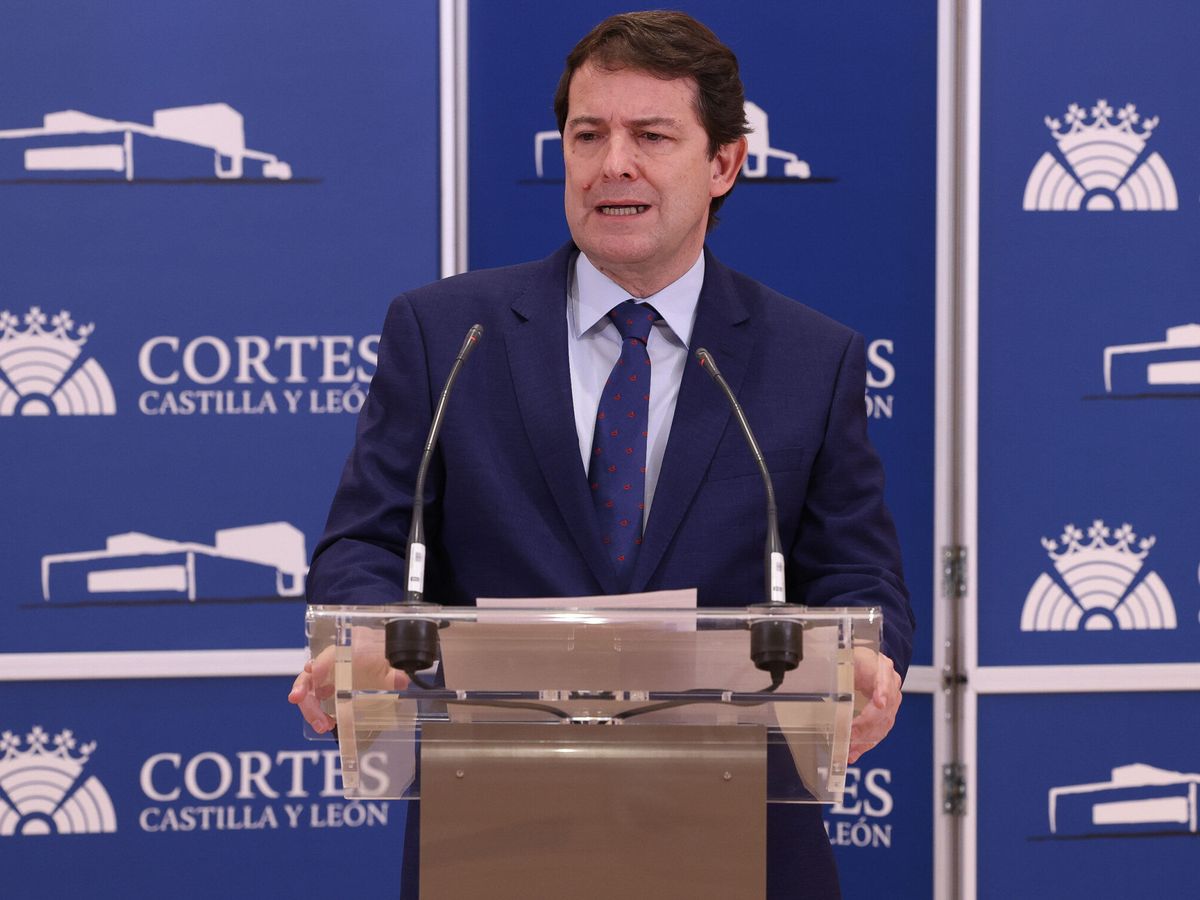 Foto: El presidente en funciones de Castilla y León, Alfonso Fernández Mañúeco. (EFE/R. García)