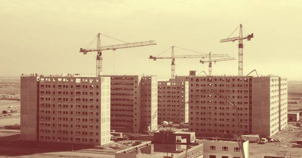 Foto: Vista de una construcción de edificios. (EFE)