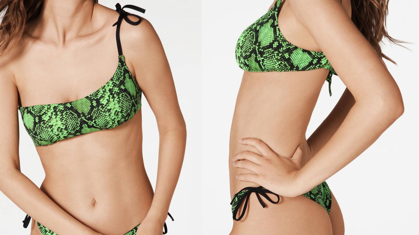 El bikini favorito de Chiara Ferragni.  (Cortesía Calzedonia)