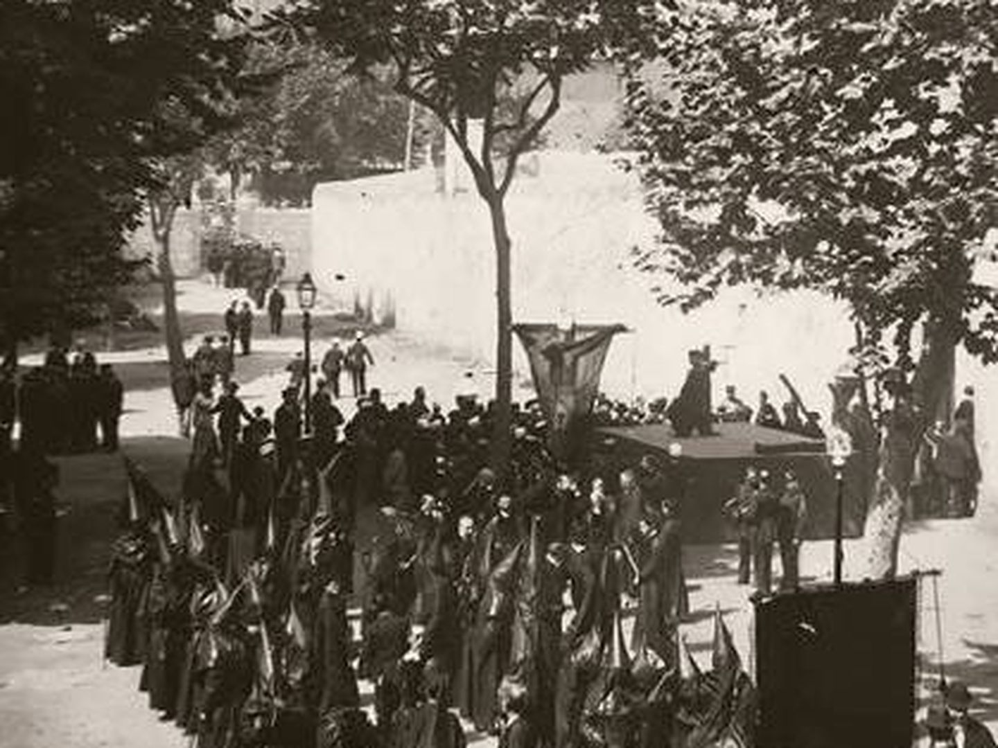 Ejecución de Aniceto Peinador en Barcelona en 1893.(Cedida)