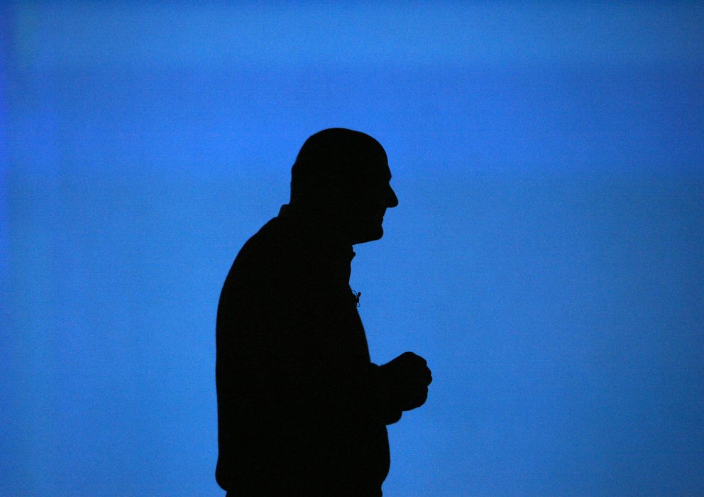 Foto: Silueta de Steve Ballmer, CEO de Microsoft (Reuters)