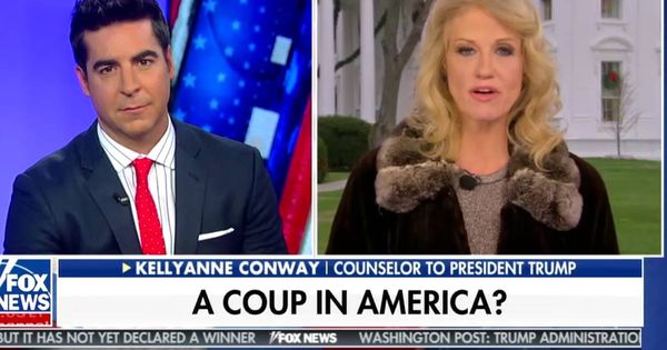 Foto: Captura de pantalla de un video de Fox News en el que Kellyanne Conway, asesora de Trump, critica la investigación del fiscal Robert Mueller