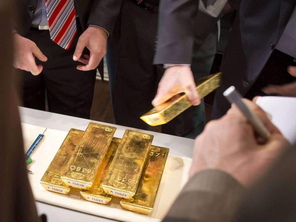 Foto: Oro del Bundesbank (Efe)